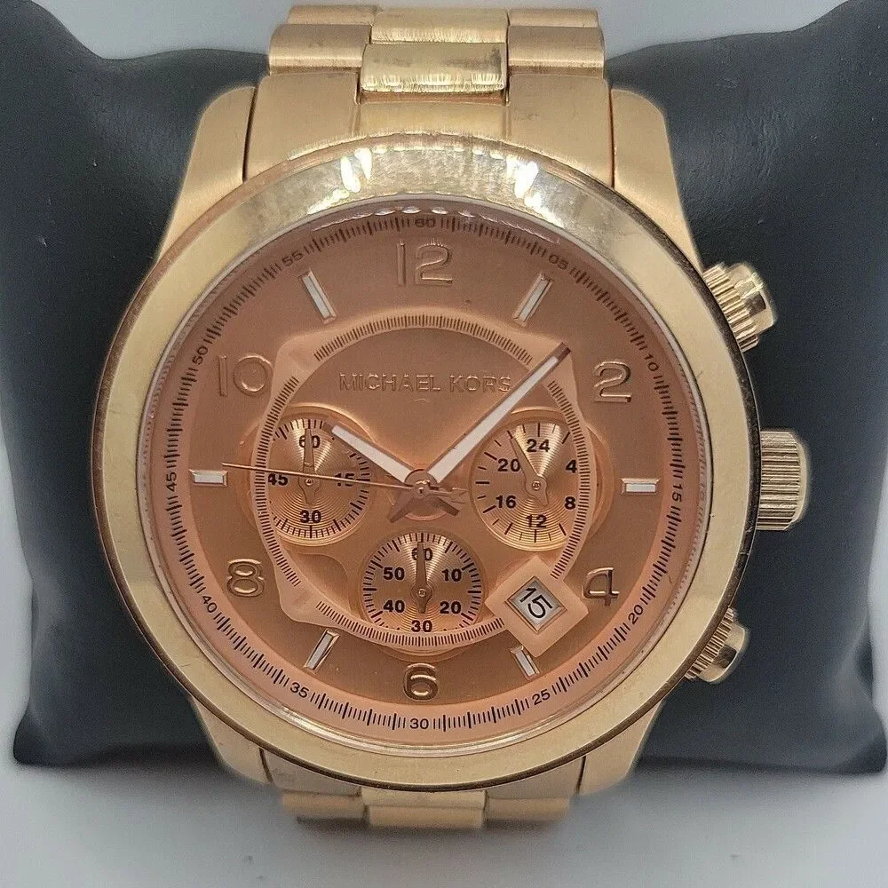 Michael Kors Runway MK8096 Men's Stainless Steel Analog Dial Quartz Watch AM657